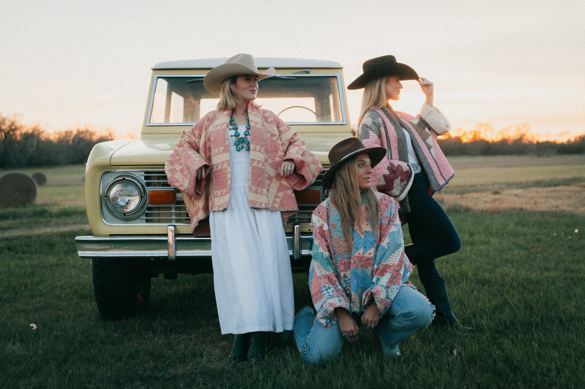 Golden hour at Round Top antiques fair
